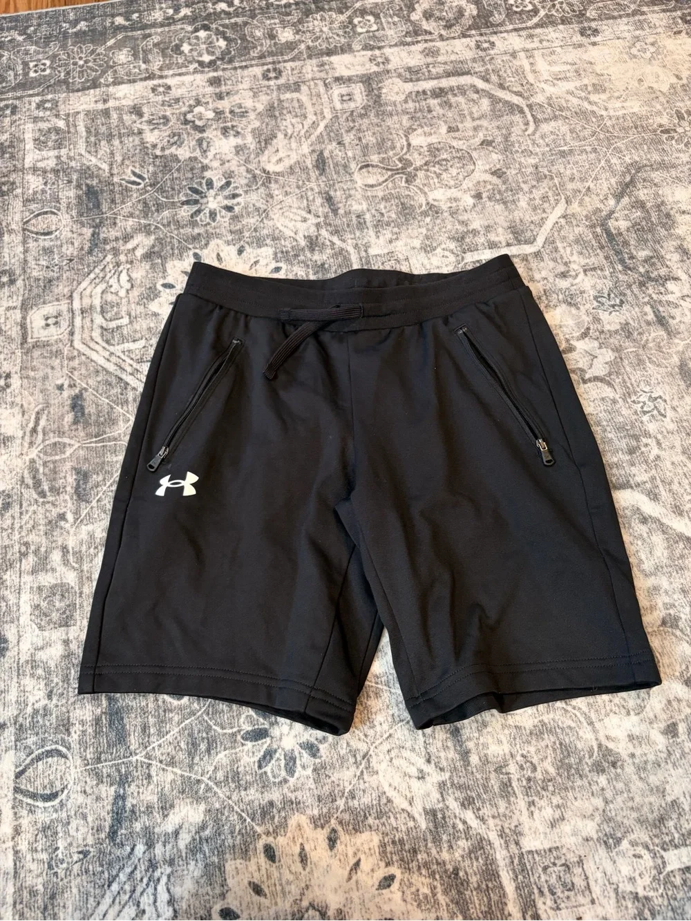 Under Armour Black Athletic Zip Pocket Shorts